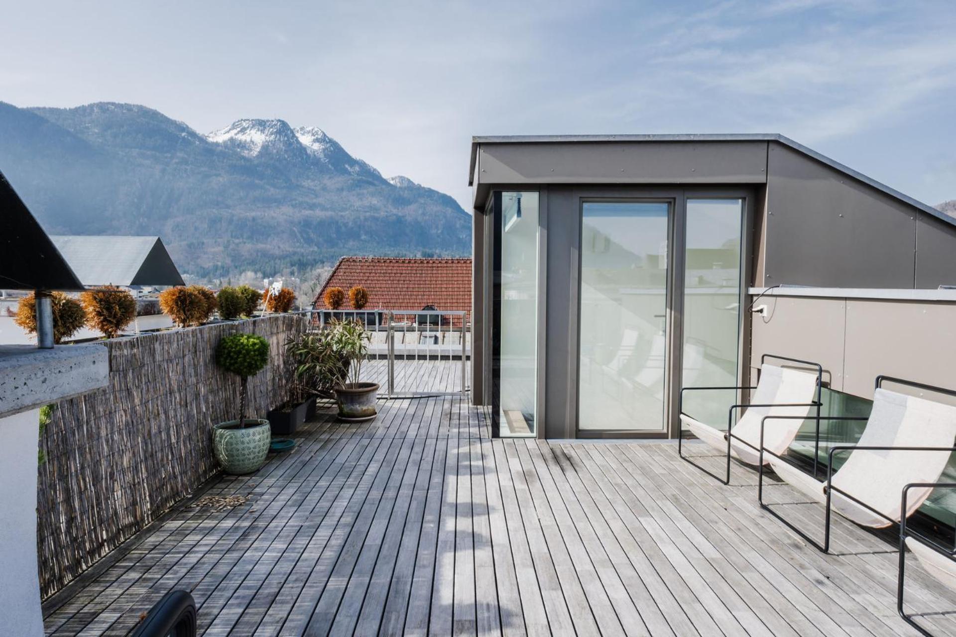 Luxus Penthouse Mit Panoramablick Apartment Bad Ischl Bagian luar foto